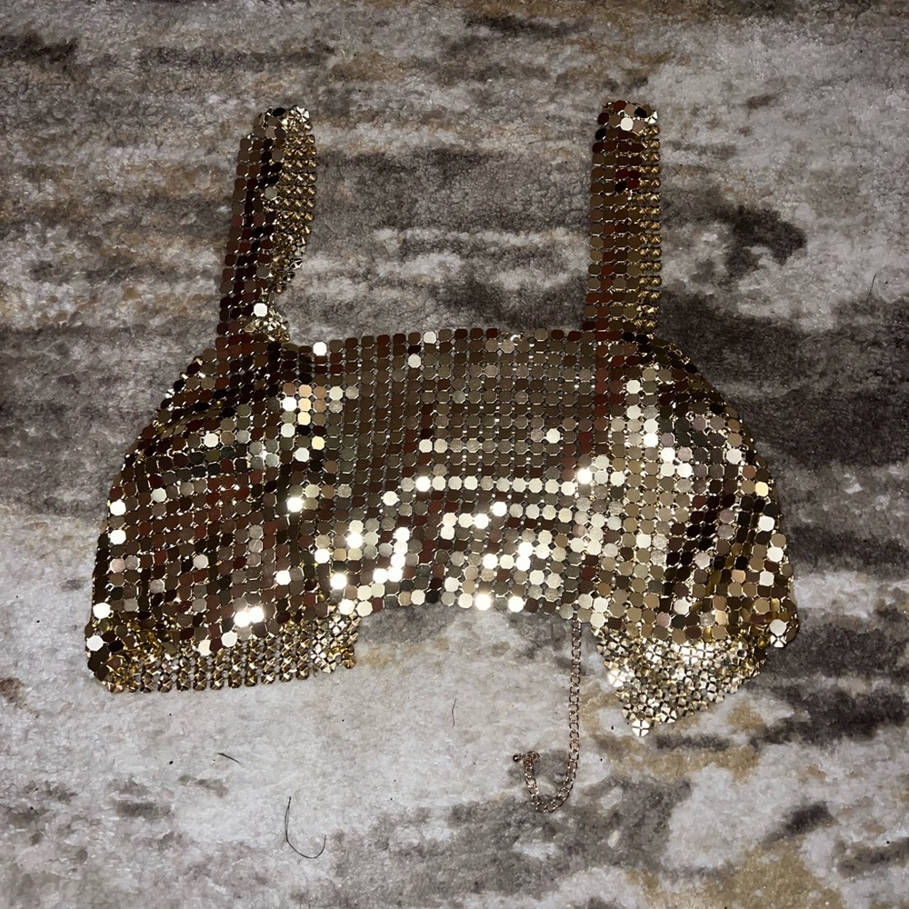 Urban Outfitters Gold Chain Top